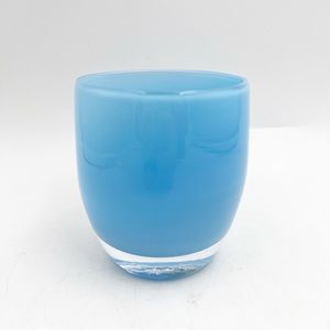 Glassybaby Fortitude pre-triskelion tea light votive candle holder